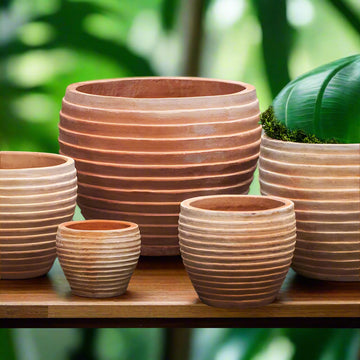 Cylindrical Terracots pots